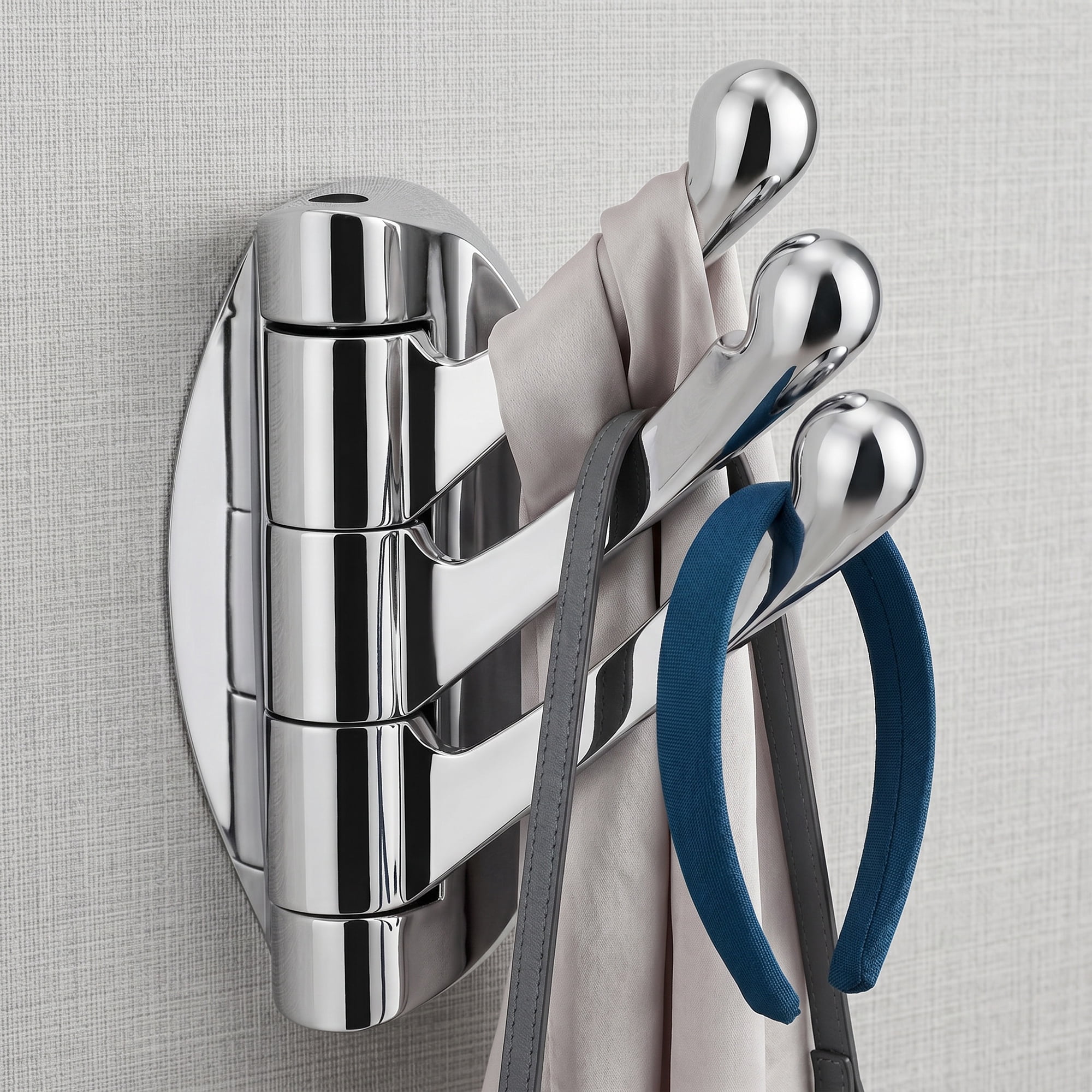Unique Bargains 2Pcs Utility Hooks Metal Durable Hooks Silver