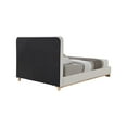 thumbnail image 5 of Meridian Furniture Nolita Cream Linen Textured Fabric King Bed, 5 of 7