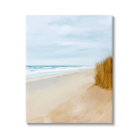 Stupell Industries Wilmington Sand Dunes Nature Painting Gallery Wrapped Canvas Print Wall Art, 16 x 20