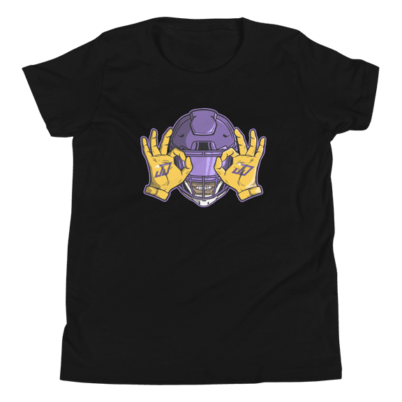 Justin Jefferson "Griddy" Youth T-shirt Black (S)