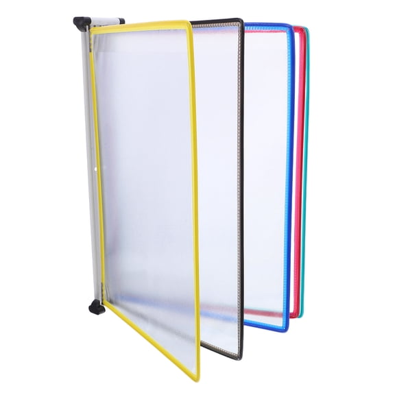 OFFIGAM Wall Mounted Paper Organizer Rack for Binders, Reports, Documents, and Office Supplies - Universal Fit, and Space-Saving