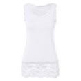 thumbnail image 3 of Lace Camisole Tank Tops for Women, Soft Stretch Ribbed Cami,Womens V Neck Sleeveless Shirts 2026 Summer Casual Trendy Dressy Cami Top, 3 of 5