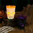 thumbnail image 4 of LHWEN Hallowe-en Glow Wine Glass LED Lights Atmosphere Set Props Party Decoration White Orange Purple Black Light Up Glasses Halloween Party Supplies LED Electronic Light Glasses Party Props, 4 of 4