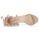 thumbnail image 4 of Women's Open Toe Lace Up Chunky High Heels Sandals Nude US 5.5/UK 3.5/EU 36, 4 of 6