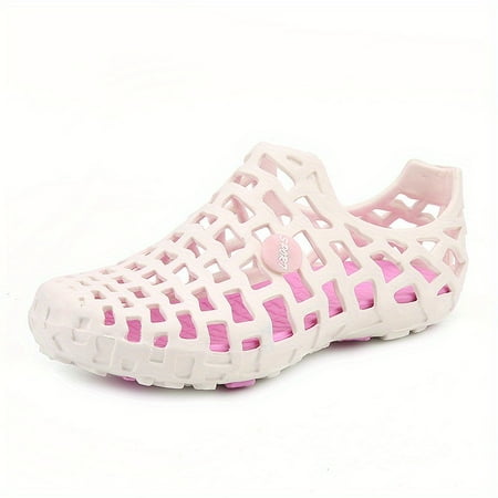 

Women s Casual Out Design Summer Shoes Comfortable Solid Color Clogs Slip On Beach Shoes