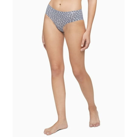 

Calvin Klein Womens Invisibles Hipster Underwear Cheetah Shadow Pewter Large