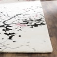 thumbnail image 3 of SAFAVIEH Soho Abby Abstract Wool Area Rug, Ivory/Purple, 8'3" x 11', 3 of 5
