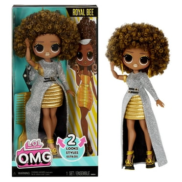 LOL Surprise OMG Royal Bee Fashion Doll with Fashions and Accessories, Ages 4 