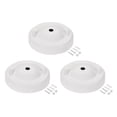 thumbnail image 5 of Uxcell 104mm 4.1inch Retro Light Canopy Kit Pendant Lighting Ceiling Plate DIY White 3Pack, 5 of 5