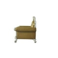 thumbnail image 3 of Bowery Hill Traditional Chair with Pillow in Antique Pearl and Butterscotch PU, 3 of 5