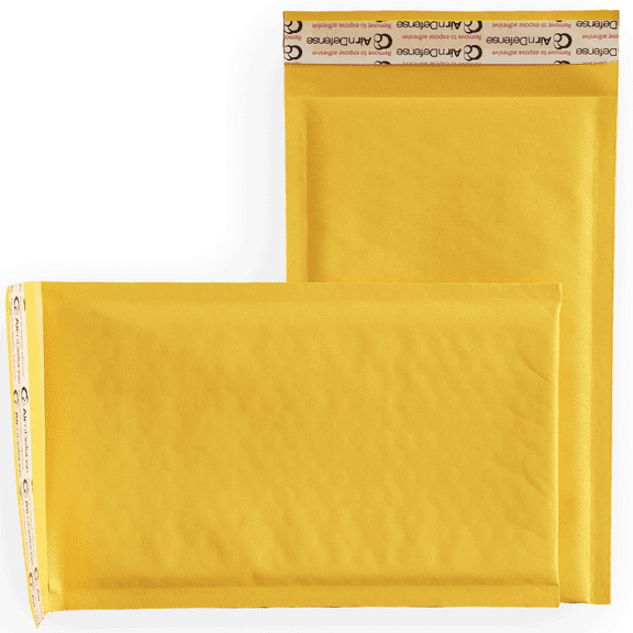 500 Count #00 5x10 Kraft Bubble Mailers Self-Sealing Padded Shipping Bags for E-Commerce