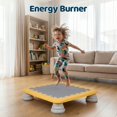 thumbnail image 4 of Yedigre Mini Trampoline for Kids, Indoor Bouncing Board with Non-Slip Base, Sensory Balance Jumping Toy Gift for 3-12 Boys Girls, Max Load 200 lbs, 4 of 9