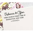 thumbnail image 1 of Custom Family Self Inking Address Stamp Personalized Wedding Invite Rubber Stamp, 1 of 1