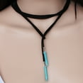 thumbnail image 1 of Jiaroswwei Women Necklace Bohemia Style Faux Turquoise All Match Lace Up Lady Pendant for Daily Wear, 1 of 7