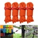 thumbnail image 3 of Juego de 4 Cuerda Paracord Zulema reflectante Guyline Camping tienda toldo Gazebo naranja, 3 of 8