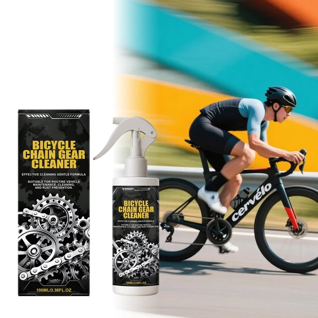 Motorcycle and Bicycle Chain Cleaner Spray, 100ml, Rust Prevention, Fast Evaporating Degreaser for Chain Maintenance and Rust Resistance