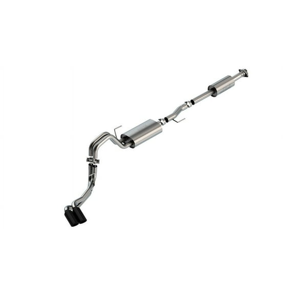 Borla 140873BC Touring Cat-Back Exhaust System Fits 21 F-150 Fits select: 2021-2023 FORD F150
