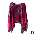 thumbnail image 4 of Chal de bikini de gasa sexy FurNest para mujer, moda de playa de verano, estampado floral bohemio, 110 x 110 cm, 4 of 5