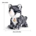 thumbnail image 3 of Interactive Plush Toys,Novelty Sound Control Electronic Cat Electronic Pets Robot Cat for Kids Gifts, 3 of 8