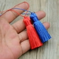 thumbnail image 6 of U8MO 10pcs 5cm Tassel Trim Craft Tassels Pendant for Jewelry Making necklace earrings-Gray-10pcs, 6 of 7