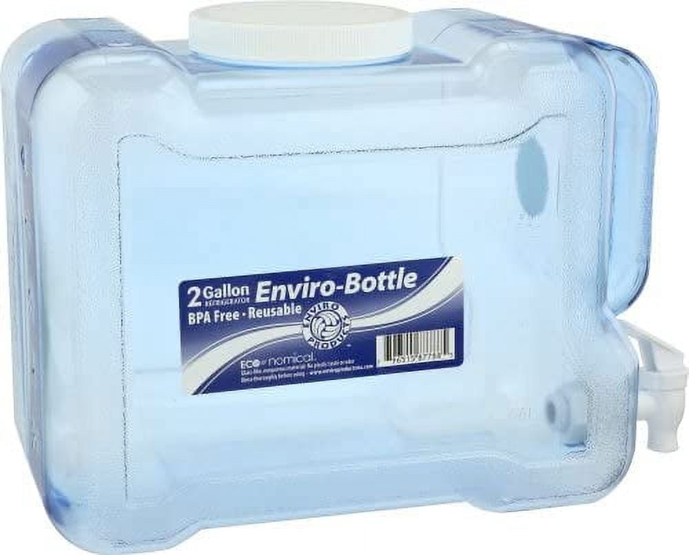 New Wave Enviro Eastar Resin Refrigerator Bottle, 2-Gallon Pack Of 1