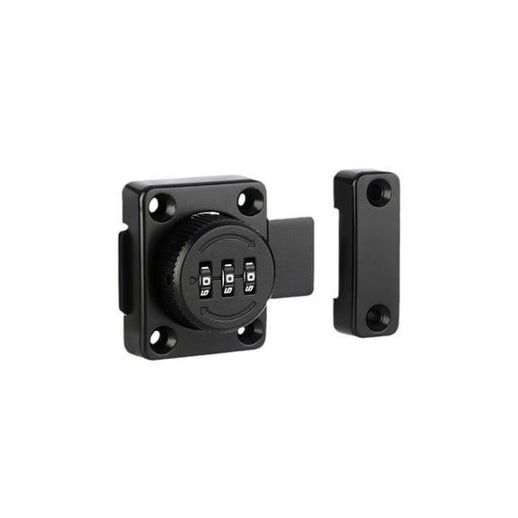 Combination Lock with Passcode 3 Digit  Zinc Alloy Material Keyless Entry Rotating Bolt Ideal for Your Personal Belongings Like Suitcases Storage Lockers Shoe Cabinets Closet