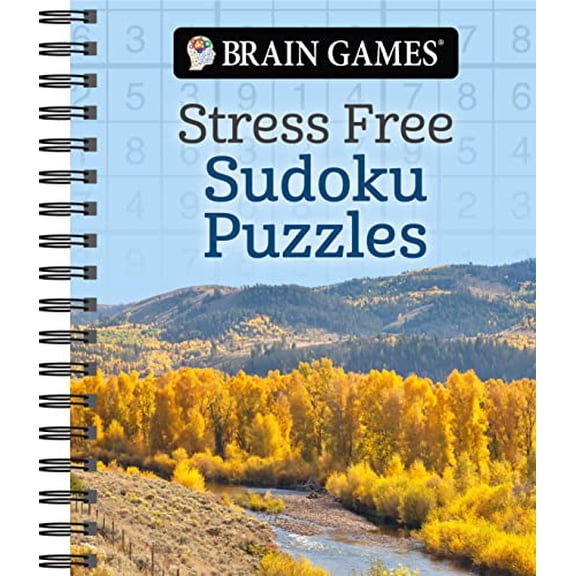 Pre-Owned Brain Games Brain Games - Stress Free: Sudoku Puzzles, (Spiral-Bound)