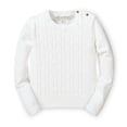 thumbnail image 1 of Hope & Henry Girls' Cable Front Sweater, 1 of 3