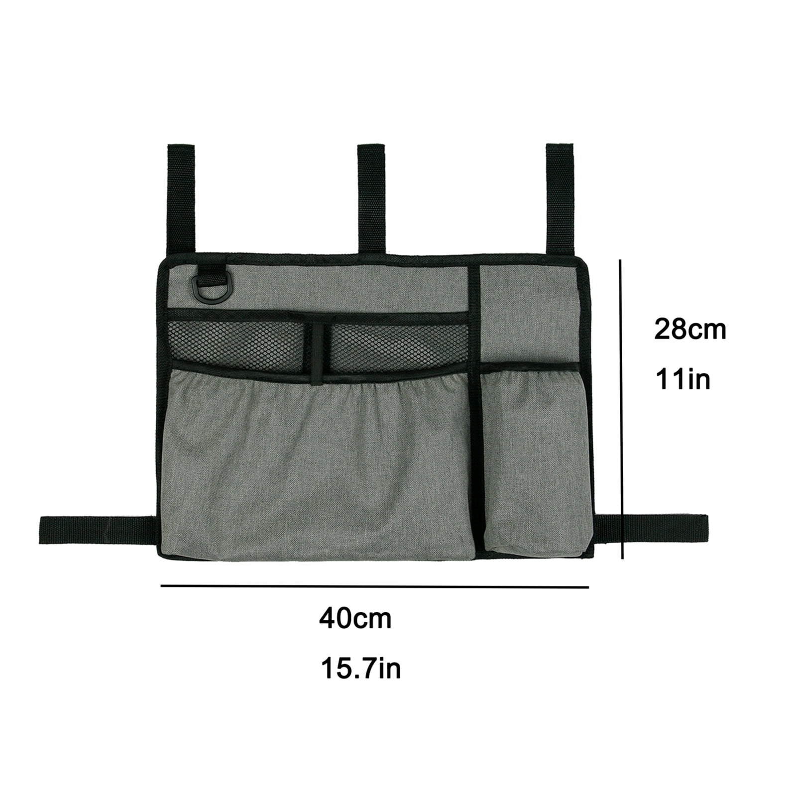 Walker Bag Walker Organizer Pouch Attachments Bags with Cup Holder Large Capacity Accessory Basket Provides Hands Free Storage for Wheelchair Rollator