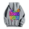 thumbnail image 3 of WILLBEST Sudaderas Deportivas Hombre Sudaderas y Sudaderas Casuales para Hombre, Ajuste Relajado, Estampado Gráfico para Otoño e Invierno, Fácil Cuidado, Ideal para Uso Diario Chica, 3 of 4
