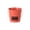 Orange, variant on 4pcs Rust-Resistant Galvanized Metal Flower Pot Buckets with Handles, Small Rustic Farmhouse Bonsaier Vase Set with Drainage Holes, Decorative Container for Indoor Outdoor Home Garden, Pink