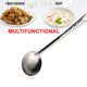 thumbnail image 4 of L Cubiertos de acero inoxidable 10 Uds., cuchara ranurada/cucharón de sopa, juego de utensilios para servir, 4 of 5