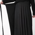 thumbnail image 3 of Functional Fashion Lightweight Polyester Mens Casual Culottes in Black, 3 of 10