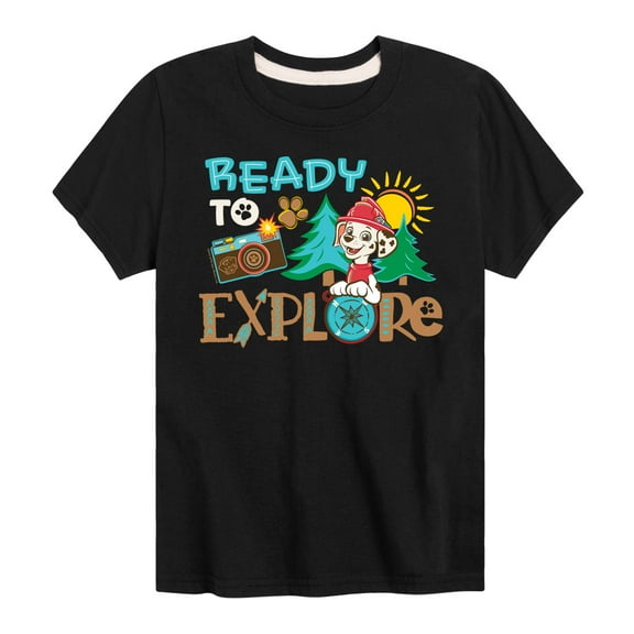 Paw Patrol - Ready To Explore - Toddler And Youth Short Sleeve Graphic T-Shirt