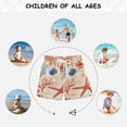 thumbnail image 6 of FORMRS Boys Swim Trunks Quick Dry Mesh Liner Boardshorts Sizes XS-XL, Blue Starfish, 6 of 7