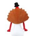 thumbnail image 5 of Adult Thanksgiving Turkey Hat Cartoon Plush Headwear Holiday Party Cap for Men Women One Size, 5 of 7