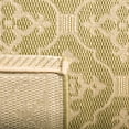 thumbnail image 5 of SAFAVIEH Courtyard Alastar Geometric Indoor/Outdoor Area Rug, Green/Creme, 2'7" x 5', 5 of 9