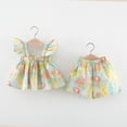 thumbnail image 6 of Futezty Girls Summer Outfits, 4th of July Baby Girl Outfits Children Girls Sleeveless Solid Vest Tops Summer Lattice Prints Short Skirts Two Outfits, 6 of 9