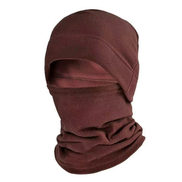 Máscara facial cálida de forro polar para ciclismo al aire libre de invierno, resistente al viento, para esquí