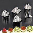 thumbnail image 2 of Cake Mould Mousse Rings, Cake Mold Baking Rings, Cake Ring, Cake Circle with Pusher Biscuit, Mini Cookie Cutters, 2 of 5