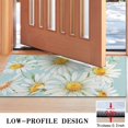 thumbnail image 3 of Lightblue Daisy Flower Watercolor Pattern Door Rugs,Washable Non Slip Door Mats Indoor,Decorative Door Mats,Entry Mat Indoor for Entrance,Bedroom,Kitchen,Bathroom,17"x30", 3 of 6