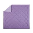 thumbnail image 4 of Urban Playground Kids and Teens Iris Solid Purple 3-Piece Comforter Set, Full/Queen, 4 of 9