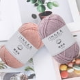 thumbnail image 5 of 4 Strands of Combed Milk Cotton Thread Diy Doll Cotton Crochet Thread Wool Ball, 5 of 5