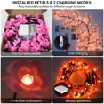 thumbnail image 4 of Fnhmsl Luces De Vid De Sauce Encantadas De Cerezo, 4 Pies, 48 ​​Led, Luces De Rama De Árbol De Cerezo Rosa Para Pared, Temporizador Remoto, Modelo De 8 Luces, Puertas De Pared De Dormitorio, Boda, Nav, 4 of 8