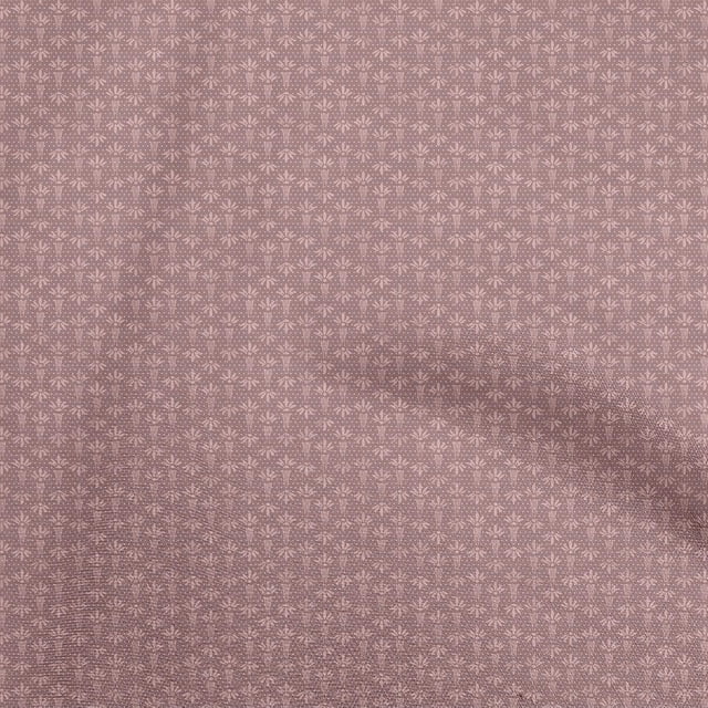 oneOone Viscose Jersey Dusty Rose Fabric Asian Block Craft Projects Decor Fabric Printed By The Yard 60 Inch Wide