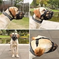 thumbnail image 2 of Bozal para perros - Bozal de canasta suave para perros Ajuste seguro y cómodo, Mejor prevención de mordeduras, masticación, 2 of 3