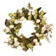 thumbnail image 4 of Corona artificial de rosas de 12 pulgadas para puerta de boda Verde, 4 of 9