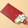 thumbnail image 3 of PU Leather Small Cell Phone Crossbody Bag Purses for Women Cross Body-red, 3 of 5