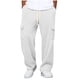 thumbnail image 1 of Ceisia Men's All-Season Solid Color Workwear Gift Pants - Elastic Waist Drawstring Pocket Oversized Comfort Pants, 1 of 8