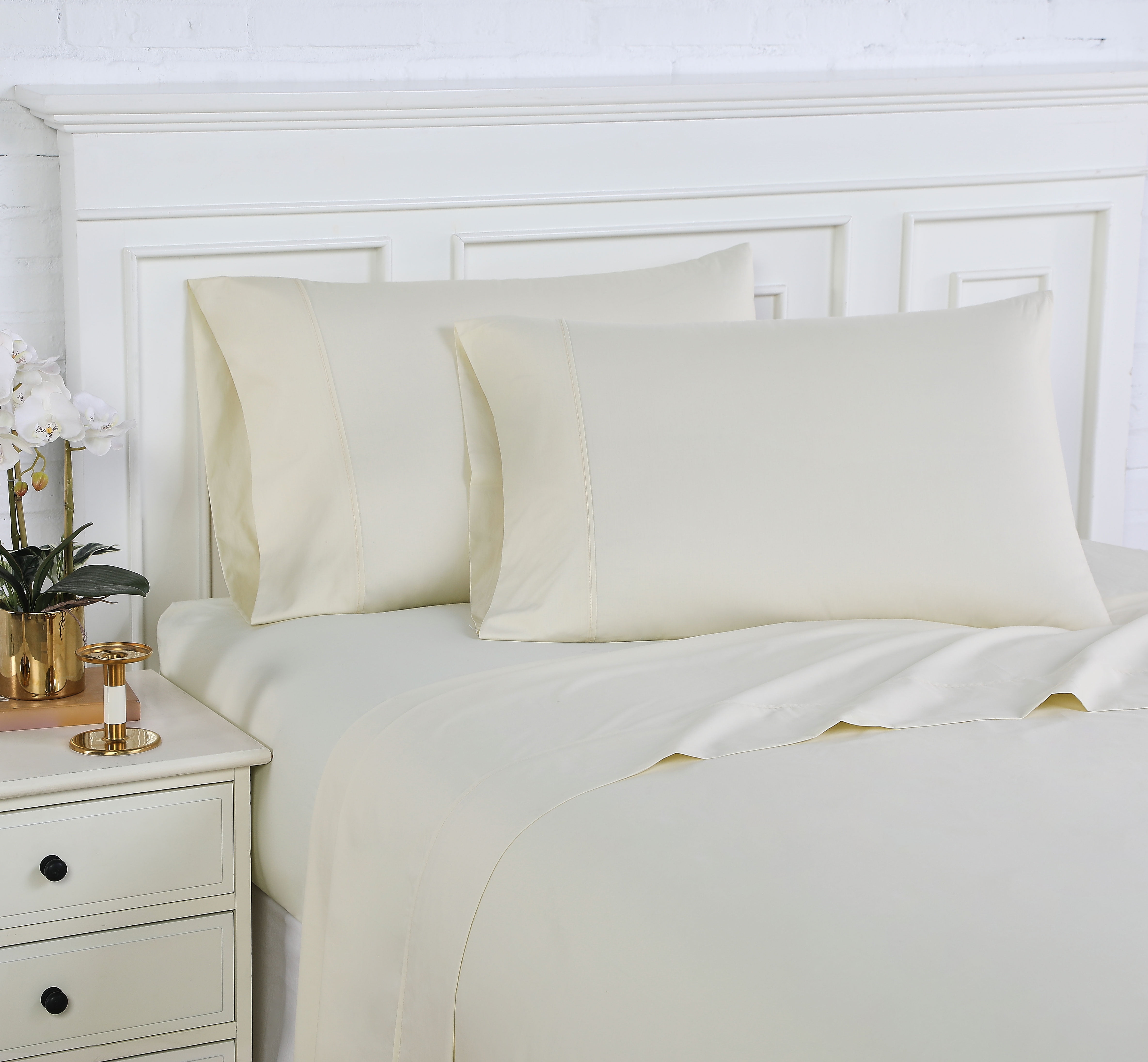 Premium Collection 200 Thread Count Cotton Percale 22Inch ExtraDeep